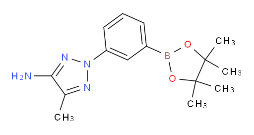5-methyl-2-[3-(4,4,5,5-tetramethyl-1,3,2-dioxaborolan-2-yl)phenyl]-2H-1,2,3-triazol-4-amine