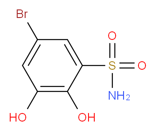 5-bromo-2,3-dihydroxybenzene-1-sulfonamide