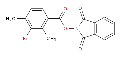 1,3-dioxo-2,3-dihydro-1H-isoindol-2-yl 3-bromo-2,4-dimethylbenzoate