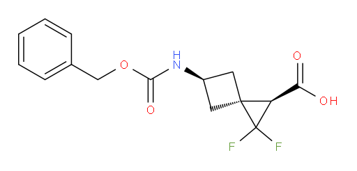 rac-(1R,3s)-5-{[(benzyloxy)carbonyl]amino}-2,2-difluorospiro[2.3]hexane-1-carboxylic acid