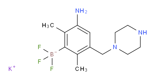 potassium {3-amino-2,6-dimethyl-5-[(piperazin-1-yl)methyl]phenyl}trifluoroboranuide