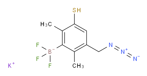 potassium [3-(azidomethyl)-2,6-dimethyl-5-sulfanylphenyl]trifluoroboranuide
