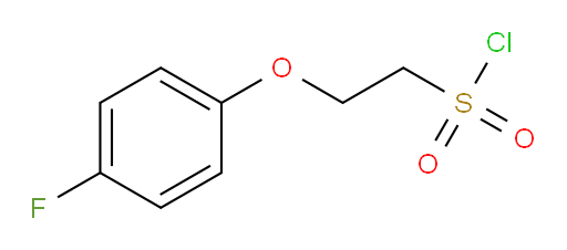2-(4-fluorophenoxy)ethane-1-sulfonyl chloride