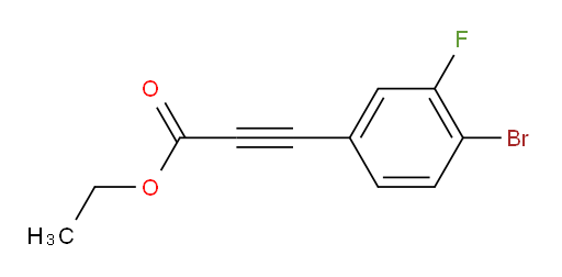 ethyl 3-(4-bromo-3-fluorophenyl)prop-2-ynoate