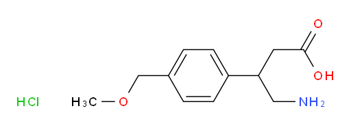 4-amino-3-[4-(methoxymethyl)phenyl]butanoic acid hydrochloride