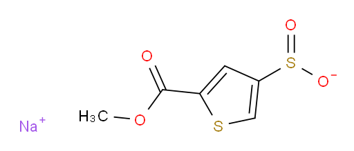 sodium 5-(methoxycarbonyl)thiophene-3-sulfinate