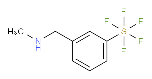 methyl({[3-(pentafluoro-lambda6-sulfanyl)phenyl]methyl})amine
