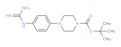 tert-butyl 4-(4-carbamimidamidophenyl)piperazine-1-carboxylate