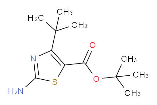 tert-butyl 2-amino-4-tert-butyl-1,3-thiazole-5-carboxylate