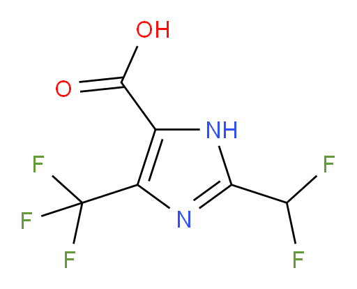 2-(difluoromethyl)-4-(trifluoromethyl)-1H-imidazole-5-carboxylic acid