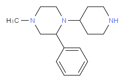 4-methyl-2-phenyl-1-(piperidin-4-yl)piperazine