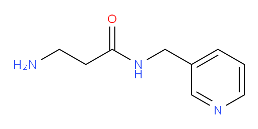 3-amino-N-[(pyridin-3-yl)methyl]propanamide