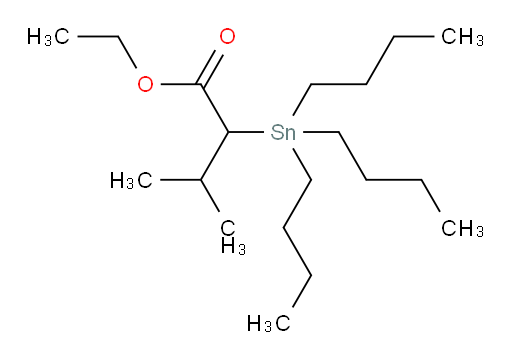 ethyl 3-methyl-2-(tributylstannyl)butanoate