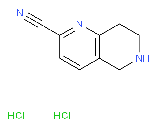 5,6,7,8-tetrahydro-1,6-naphthyridine-2-carbonitrile dihydrochloride