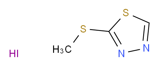 2-(methylsulfanyl)-1,3,4-thiadiazole hydroiodide