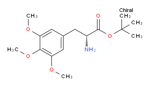 tert-butyl (2R)-2-amino-3-(3,4,5-trimethoxyphenyl)propanoate