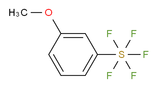 1-methoxy-3-(pentafluoro-lambda6-sulfanyl)benzene