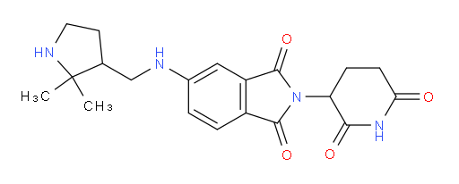 5-{[(2,2-dimethylpyrrolidin-3-yl)methyl]amino}-2-(2,6-dioxopiperidin-3-yl)-2,3-dihydro-1H-isoindole-1,3-dione