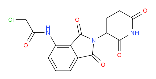 2-chloro-N-[2-(2,6-dioxopiperidin-3-yl)-1,3-dioxo-2,3-dihydro-1H-isoindol-4-yl]acetamide