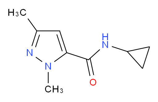 N-cyclopropyl-1,3-dimethyl-1H-pyrazole-5-carboxamide