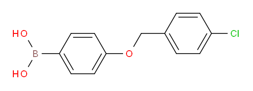 {4-[(4-chlorophenyl)methoxy]phenyl}boronic acid