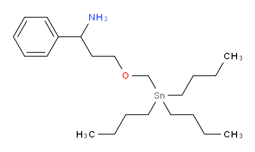 [(3-amino-3-phenylpropoxy)methyl]tributylstannane