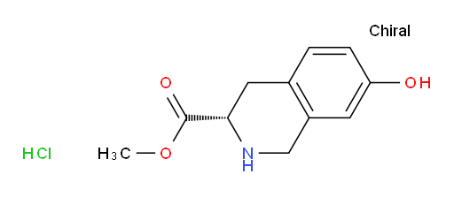methyl (3S)-7-hydroxy-1,2,3,4-tetrahydroisoquinoline-3-carboxylate hydrochloride