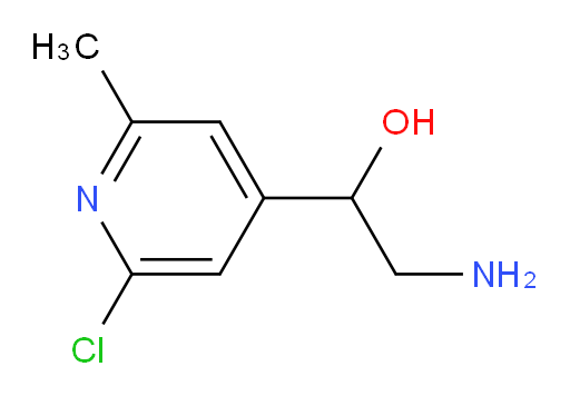 2-amino-1-(2-chloro-6-methylpyridin-4-yl)ethan-1-ol