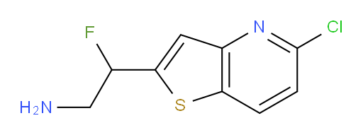2-{5-chlorothieno[3,2-b]pyridin-2-yl}-2-fluoroethan-1-amine