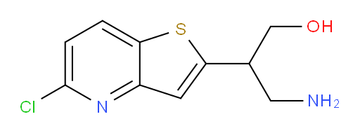 3-amino-2-{5-chlorothieno[3,2-b]pyridin-2-yl}propan-1-ol