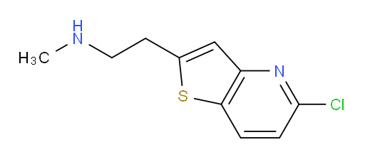 (2-{5-chlorothieno[3,2-b]pyridin-2-yl}ethyl)(methyl)amine