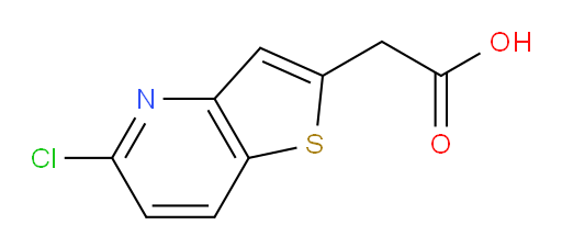 2-{5-chlorothieno[3,2-b]pyridin-2-yl}acetic acid