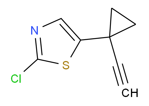 2-chloro-5-(1-ethynylcyclopropyl)-1,3-thiazole