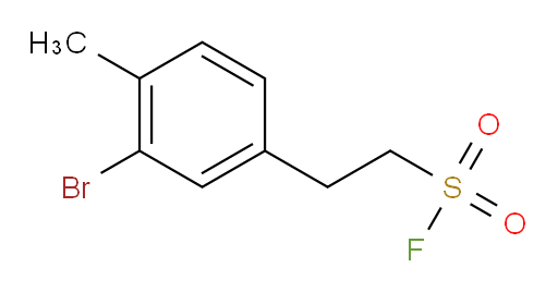 2-(3-bromo-4-methylphenyl)ethane-1-sulfonyl fluoride