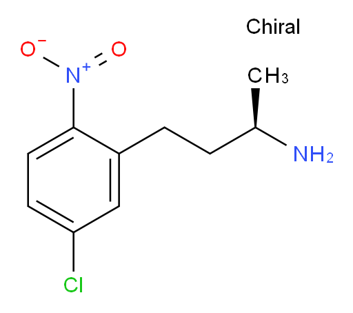 (2R)-4-(5-chloro-2-nitrophenyl)butan-2-amine