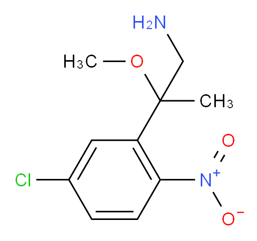 2-(5-chloro-2-nitrophenyl)-2-methoxypropan-1-amine