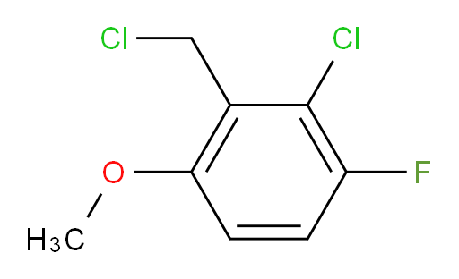 2-chloro-3-(chloromethyl)-1-fluoro-4-methoxybenzene