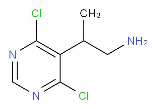 2-(4,6-dichloropyrimidin-5-yl)propan-1-amine