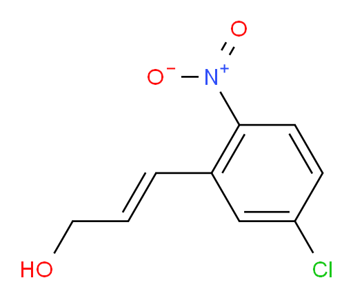 3-(5-chloro-2-nitrophenyl)prop-2-en-1-ol