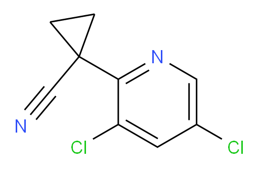 1-(3,5-dichloropyridin-2-yl)cyclopropane-1-carbonitrile
