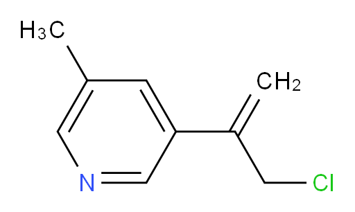 3-(3-chloroprop-1-en-2-yl)-5-methylpyridine