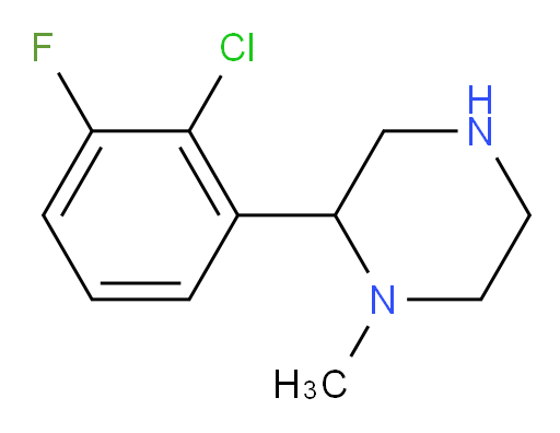 2-(2-chloro-3-fluorophenyl)-1-methylpiperazine