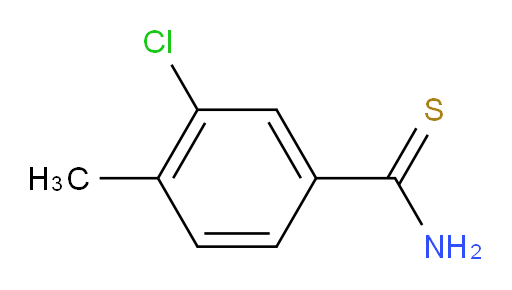 3-chloro-4-methylbenzene-1-carbothioamide