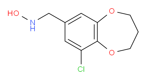 N-[(9-chloro-3,4-dihydro-2H-1,5-benzodioxepin-7-yl)methyl]hydroxylamine