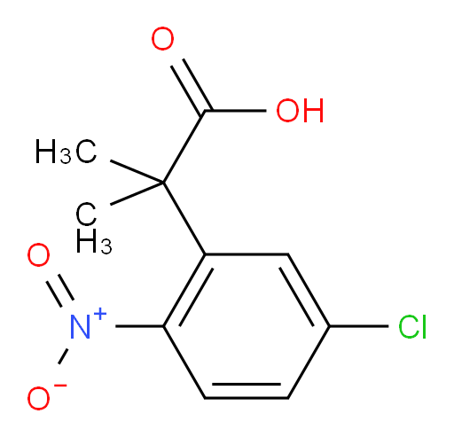 2-(5-chloro-2-nitrophenyl)-2-methylpropanoic acid