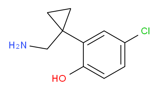 2-[1-(aminomethyl)cyclopropyl]-4-chlorophenol