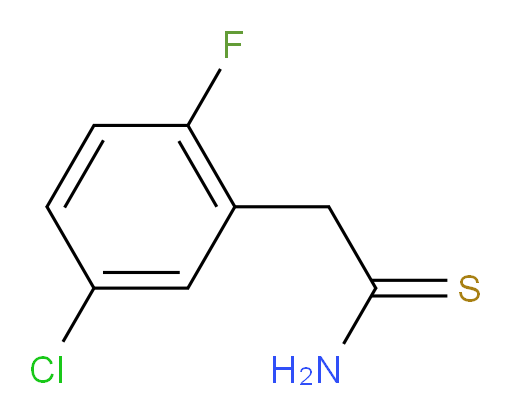 2-(5-chloro-2-fluorophenyl)ethanethioamide