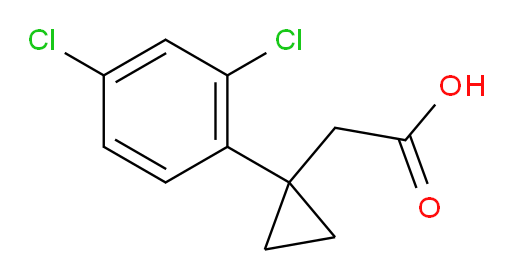 2-[1-(2,4-dichlorophenyl)cyclopropyl]acetic acid