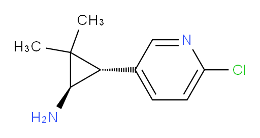 rac-(1R,3R)-3-(6-chloropyridin-3-yl)-2,2-dimethylcyclopropan-1-amine
