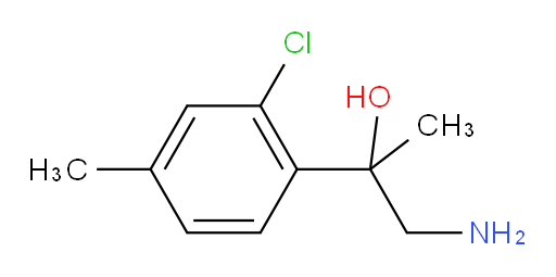 1-amino-2-(2-chloro-4-methylphenyl)propan-2-ol